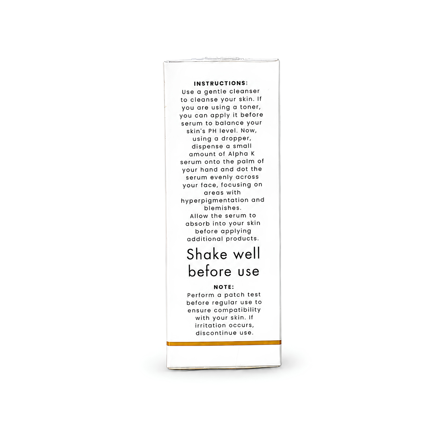 ALPHA K | With 2% Alpha Arbutin | Mulberry Extract and Kojic Acid
